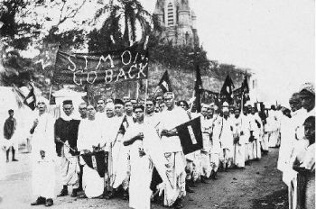 Protests against the Simon Commission
