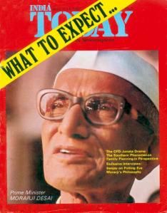 Morarji Desai becomes Prime Minister following Emergency